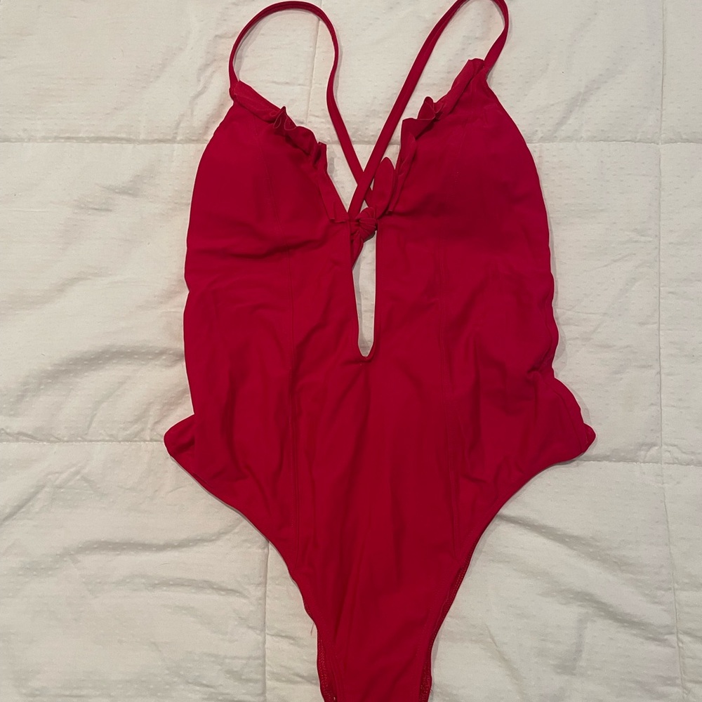 Abercrombie & Fitch Red Bathing suit